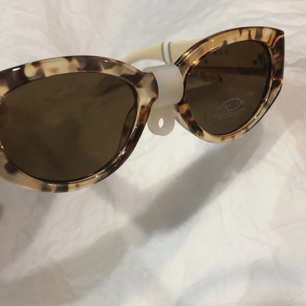 Oscar brown tortoiseshell oval‎ sunglasses new